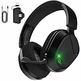 Gvyugke Wireless Gaming Headset für Xbox Series X|S/One, PS5, PS4, PC, Switch, Mac, 2.4GHz & Bluetooth 5.4 Kabelloses & 3.5 mm Kopfhörer mit Noise-Cancelling Mikrofon, Flip-to-Mute Funktion
