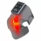 Knie Massagegerät 3 IN 1, Kniewärmer bei Arthrose mit 5000mAh Akku, 5 Heizung & 3 Massage, Kabelloses Knie Massagegerät, Knie Tens Gerät Komfort Geschenke für Frauen und Männer