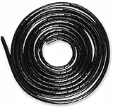 AGPTEK Kabelschlauch, Kabelschutzschlauch 12-25mm, 6m Organizer Kabelkanal, Kabelhülle Schutz, Flexible Kabelsalat, Schwarz