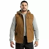Wrangler Herren Sherpa Lined Vest with Hood Weste, Ente, 3XL Groß