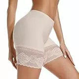 Joyshaper Unter Rock Kurz Hose Damen Spitzen Unterhose Anti-Chafing Shorts Nahtlose Unterwäsche