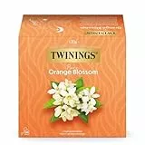 Twinings Kräutertee aus Orangenblüten PURE ORANGE BLOSSOM - sanfter Tee im Neutel mit blumig & zitronigen Noten, wohltuend & beruhigend (50 Teebeutel, 80g)