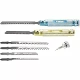 Donau Elektronik M208 Nadelfeilen-Set, 6 Stück, M. Metallhalter, Mehrfarbig
