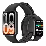 XIAOMI Smart Band 10 Pro, Fitness-Tracker im Uhrenstil für Damen & Herren, 1,74' AMOLED Display, verbesserter Schlafalgorithmus, 21 Tage Akku, Android & iOS, 150+ Sportmodi, GNSS, 5ATM, Black