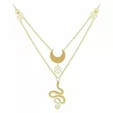 Wildcat Halskette - Damnation of Eden Kette - Gold - Chirurgenstahl 316L - wasserfest, langlebig, hautverträglich, Gold