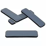 SBS Teflon-Möbelgleiter | 19 x 70 mm | 16 Stück | selbstklebend | PTFE-Gleiter