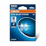Osram COOL BLUE® INTENSE W5W, up to 4,000K, halogen signal lamp, double blister (2 lamps)