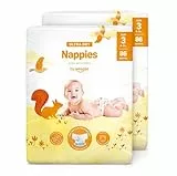 By Amazon Ultra Dry Windeln Größe 3 (4-9 kg) - MONATSBOX, Weiß, 172 Stück (2 Packungen mit 86) (Früher Unter Der Marke Mama Bear, Identisches Produkt)