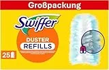 Swiffer Staubmagnet Nachfüllpackung, 25 Tücher (5×5), Fängt Und Schließt 3-mal Mehr Staub Und Haare Ein Als Herkömmliche Staubwedel