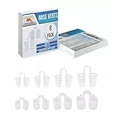 Nasendilatator zur Entlastung der Nasennebenhöhlen (8er-Pack in verschiedenen Größen) - Eine einfache Lösung für Schnarcher - Wiederverwendbares Schnarchgerät für eine ruhige Nachtruhe von Mobi Lock