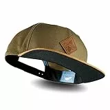 Soulbuddy Herren Snapback Cap – Cap – Kappe – Caps – Baseball Caps für Herren und Damen – Urlaub Must Haves – Outdoor – One Size – Unisex – Olivgrün