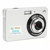 Tbest Digitalkamera Vlogging 48MP HD 1080p 8X Zoom Anti Shake 2,7 -Zoll -LCD -Bildschirm mit Taschenlampen -Tragbeutel -Handgelenksgurt für Reisefotografie