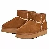 Pepe Jeans Damen DISSY Etnic W Stiefel, Braun (Tobacco Brown), 41 EU, Brown Tobacco Brown, 42 EU