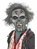 Smiffys Maske Verwesender Zombie, Über Kopf, Latex Halloween