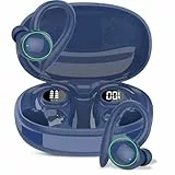 AI Kopfhörer Übersetzer, 3-in-1 Bluetooth 5.4 Echtzeit Sprachübersetzungs Kopfhöre 8 Übersetzungsmodi Blau
