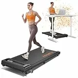 Walking Pad mit Steigung 9% – Kompaktes Laufband 1-8 km/h für Büro und Zuhause, Tragbar und leicht zu bewegen, APP-Steuerung & Fernbedienung (mit Pause), Montagefrei, Platzsparend, mit LED-Display