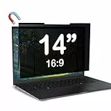 Dabernur Magnetischer Laptop-Sichtschutz 14 Zoll für 16:9-Bildschirme, Abnehmbarer Anti-Glare-Privacy-Filter, Bildschirm-Filter und -Schutz für Laptops, 12,2' × 6,86', Passend für FHD 1920 × 1080