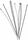 fischer Kabelbinder UBN, hochwertiges Kabelhalter-Set (100 Stk. 2,5 x 200 mm) aus Nylon-Polyamid, für Befestigungen von Kabeln und Rohren, halogen- & silikonfrei, schwarz