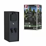 Paulmann 94701 Plug & Shine Außenleuchte Zubehör Steckdosensäule Rio mit Dämmerungssensor IP44 Anthrazit Anschlüsse 2x 230V 2x Plug & Shine 24V