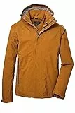killtec Herren Funktionsjacke/Outdoorjacke mit abzippbarer Kapuze KOS 53 MN JCKT, curry, L, 41333-000