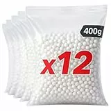 KARAT 12 x 400g Luftentfeuchter Nachfüllpack Feuchtigkeitskiller Feuchtigkeits-Stopper Nachfüll-Beutel Granulat - Universelle Ersatzbeutel passen auch für Ultra Fresh Luftentfeuchter