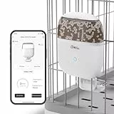 iPettie Smart WLAN Automatisierter Futterspender für Kleintiere, Kaninchen, Katzen, Hunde & Hamster, 1.8L, zeitgesteuert & portionskontrolliert, Trockenfutter 5–30 mm
