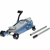 Cartrend Werkstatt Rangierwagenheber mit Quick-Lift, Hydraulik, bis zu 3 Tonnen Tragkraft, Hubhöhe von 145-500 mm, gefertigt aus Qualitätsstahl