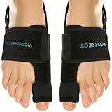 Vicorrect Ballenzeh-Korrektor für Tag und Nacht, orthopädischer Ballenzeh, Korrektur für großen Zeh, nicht-chirurgische Hallux Valgus Korrektur für Männer und Frauen (6 Stück)