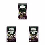 Ahmad Tea - Blackcurrant Burst - Schwarztee mit Schwarzer Johannisbeere - Mit Fruchtstücken - Einzeln Verpackte, Aromaversiegelte Teebeutel mit 2g Tee pro Portion - 20 Teebeutel mit Band