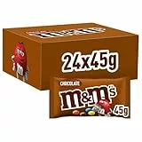 Mars M und M Schokolinsen in knuspriger Zuckerhülle 45g 24er Pack