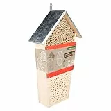 Windhager Insektenhotel Tower - Nistkasten, Bienenhotel, Bienenhaus - Insektenhaus aus Holz für Bienen, Marienkäfer & Schmetterlinge - Bienenhotel und Nisthilfe zum Aufhängen