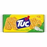 TUC Sour Cream & Onion – Knusprige Cracker mit Sauerrahm-Zwiebel-Geschmack – 100g