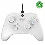 Snakebyte Gamepad Base X weiß - Offiziell lizenzierter, kabelgebundener Xbox Series X|S & PC Controller mit Hall-Effect-Sensoren & Audioanschluss [video game]
