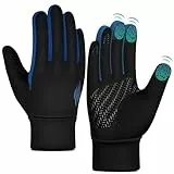 OOPOR Kinder Handschuhe Winter Fahrradhandschuhe - Kids Warme Touchscreen Winterhandschuhe Outdoor Sport Laufhandschuhe Wasserdicht Winddichte mit Anti-Rutsch für Junge Mädch Fahrrad 4-12 Jahre