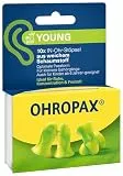 OHROPAX Young Ohrstöpsel – für Ohren mit kleineren Gehörgängen – IN-Ohr-Stöpsel aus weichem Schaumstoff – Schalldämmwert SNR 35 dB – ideal für Ruhe, Konzentration und Freizeit – 10 Stück