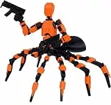 DKIIL NOIYB T13 Action Figure, Neuer Bereits Montiert Action Figures, Titan 13 Action Figure mit 5 Waffen und 6 Händen, Dummy 13 3D Printed Multi-Jointed Movable, Dekorationen (Spinne T13)