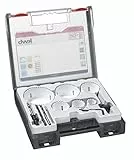kwb 12-teiliges Lochsägen-Set mit Vario Zahnung und Bohrern - Für Metall, Holz und mehr - Inklusive Glas-Bohrer - Made in Germany