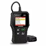 LAUNCH CR319 OBD2 Diagnosegerät OBD Fahrzeug Code-Scanner Fehlercodeleser unterstützt alle Autos mit OBDII/EOBD/CAN-Modi und 16-Pin OBDII-Schnittstelle O2-Sensor / EVAP-Test
