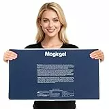 Magic Gel Großes Kühlpads Gel Kühlkissen Ice Pack - 60x38cm Kühlpacks Kühlkissen Gel - Kühlakku Groß Kühlgelkissen - Wiederverwendbares Kühlpad - Grau