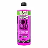 Muc Off Fahrradreiniger Konzentrat , 1 Liter - Hochwirksam, Biologisch Abbaubar, Nano Gel Nachfüllpackung Muc Off Bike Cleaner- Zur Verdünnung mit Wasser für 4 Liter Fahrrad Reinigungsmittel