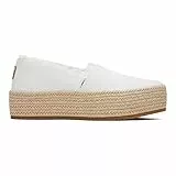 Toms Damen Espadrille Slip-On Schuhe - Komfort & Stil mit Ortholite, Plattform-Design, Atmungsaktivem Textil, Langlebige Synthetik-Sohle