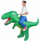 AOOWU Dino Kostüm, 3PCS Dinosaurier Aufblasbares Kostüm,Kinder Dinosaurier Kostüm Lustige Aufblasbare Kostüme, Halloween-Kleid Lustiges Kostüm Aufblasbare für Karneval Party Geburtstags-Geschenk