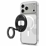 Spigen O-Mag MagFit MagSafe Ring, Handy Magnet Halterung【Ständer&Flaschenöffner】Kompatibel mit iPhone 17 Pro Max Air 17e 16 15 14 13, Pixelsnap Pixel 10 Pro Fold XL, Samsung Galaxy S26 Ultra - Schwarz