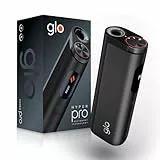 GLO Hyper Pro Tabakerhitzer, Elektrischer Tabak Heater für klassischen Zigaretten Geschmack, Alternative zur E-Zigarette, Einfache Reinigung, bis zu 20 Sticks pro Akku-Ladung, Obsidian Black