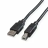 ROLINE USB 2.0 Kabel, Typ A-B 0,8m