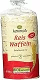 Alnatura Bio Reiswaffeln ohne Salz, 100g (Packung mit 5)