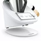 Siegvoll Gleitbrett für Thermomix TM6 TM5 Gleiter müheloses Verschieben Rollbrett aus Acryl - Weiß