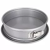 Städter Springform 26 cm, We Love Baking, PFAS-freie Antihaftbeschichtung, Flachboden, Temperaturbeständig bis 250 °C, Metall, Silber