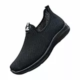 Damen Herren Sportschuhe Sneaker Turnschuhe Ohne Schnürsenkel Walkingschuhe Mesh Atmungsaktiv Laufschuhe Männer Joggingschuhe Running Tennisschuhe Slip on Fitness Gym Fashion Straßenlaufschuhe