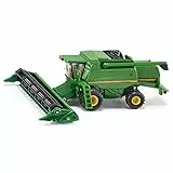 Siku 1876, John Deere T670i Mähdrescher, 1:87, Metall/Kunststoff, Grün, Bewegliches und abnehmbares Schneidwerk